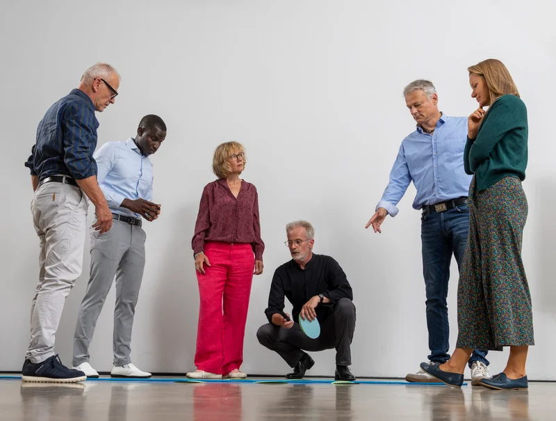 Gruppe beim Coaching