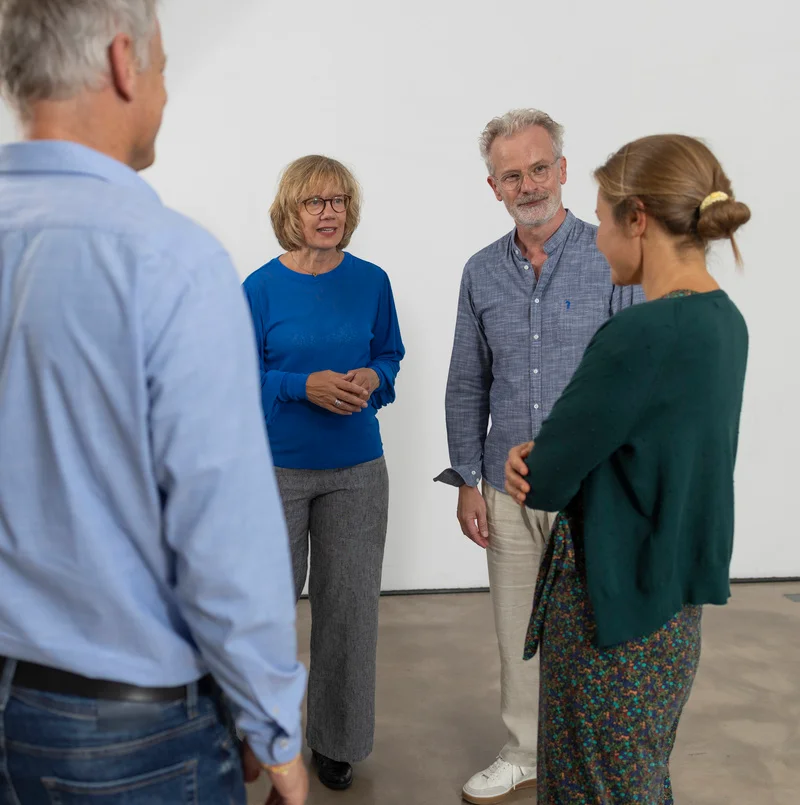 Gruppe während der Pesso-Therapie